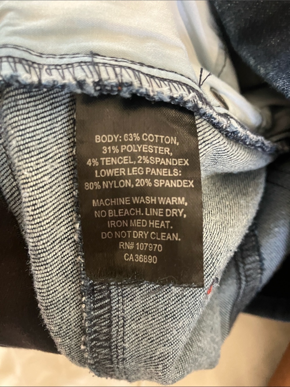 KERRITS Stretch Denim Knee Patch Riding Breech Size Medium NWOT - Picture 9 of 10